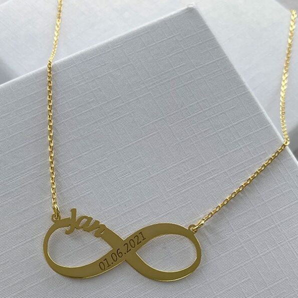 Infinity-necklace-one-name_larina jewellery